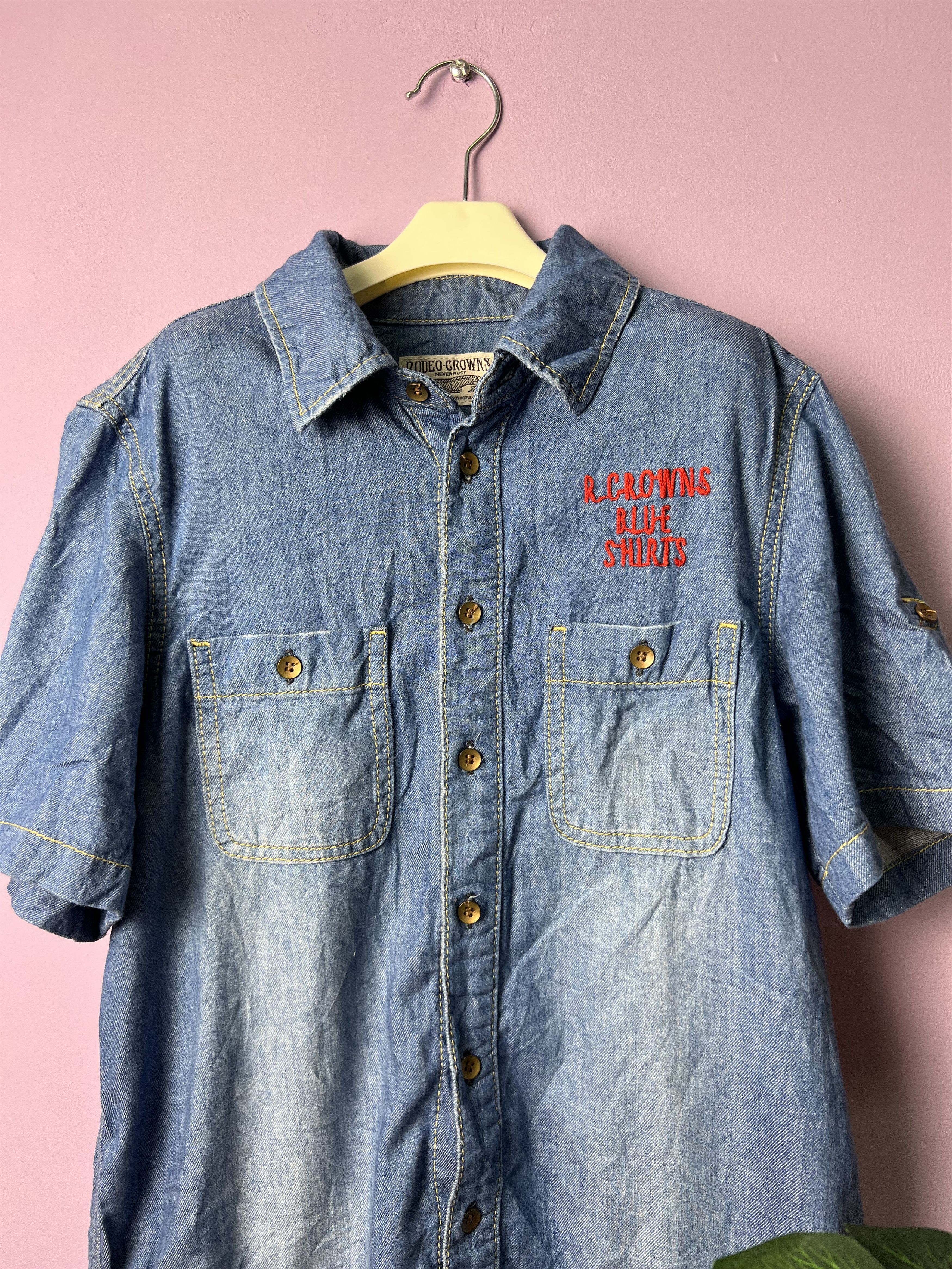 Japanese Brand 🔥Vintage Rodeo Crown Short Pants Overall Size US 33 - 11 Thumbnail