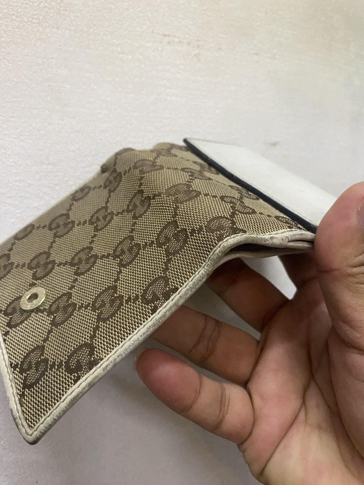 Gucci 🔥Vintage🔥 Gucci Love Monogram Wallet 496085 Size ONE SIZE - 12 Thumbnail