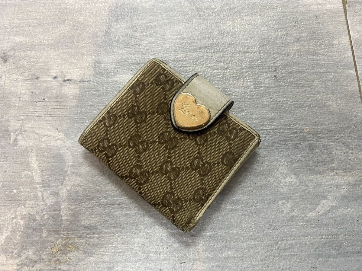Gucci 🔥Vintage🔥 Gucci Love Monogram Wallet 496085 Size ONE SIZE - 2 Thumbnail