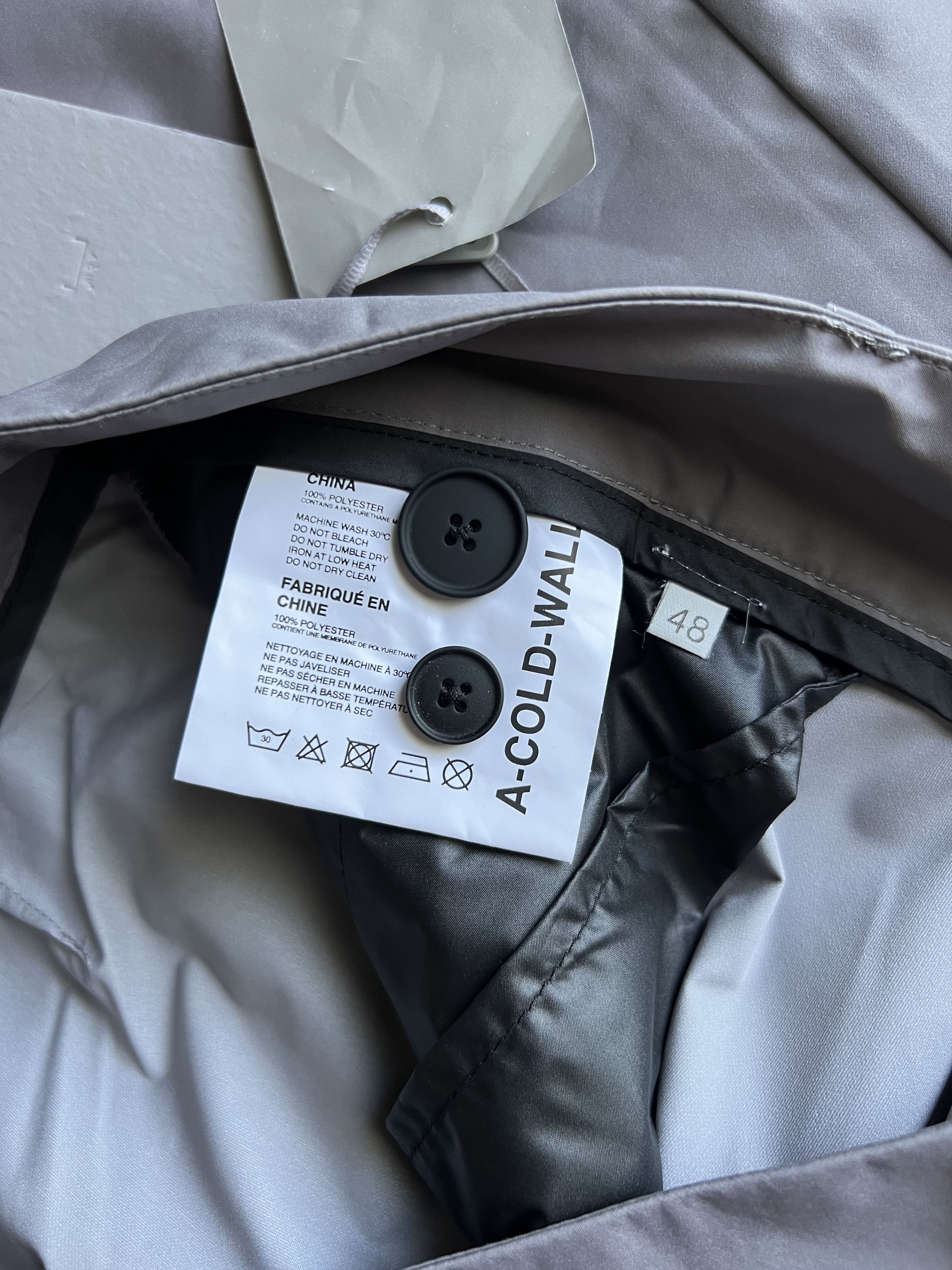 A-COLD-WALL* A Cold Wall Logo Plaque Straight Leg pants in Grey Size US 32 / EU 48 - 8 Thumbnail