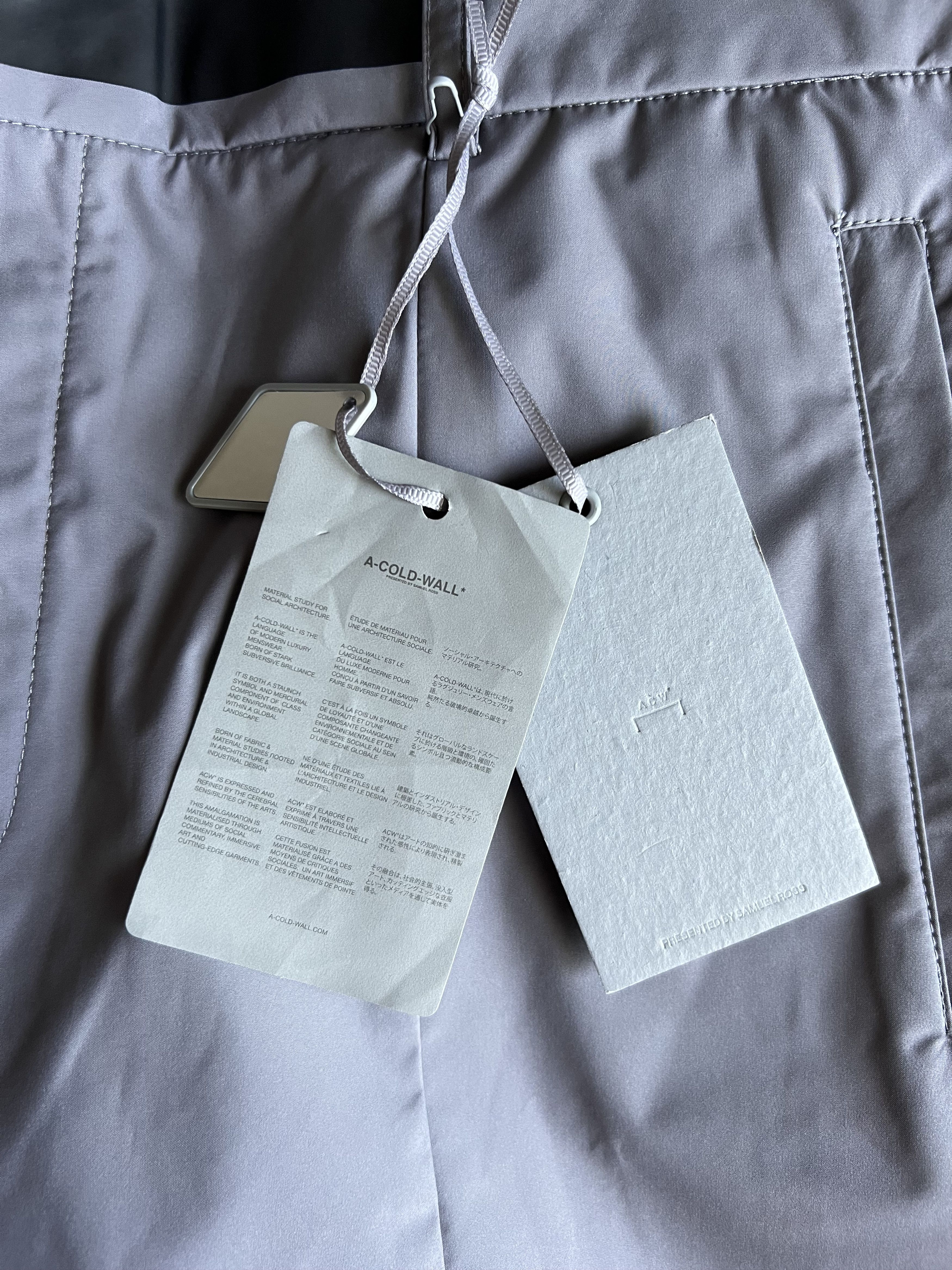 A-COLD-WALL* A Cold Wall Logo Plaque Straight Leg pants in Grey Size US 32 / EU 48 - 6 Thumbnail