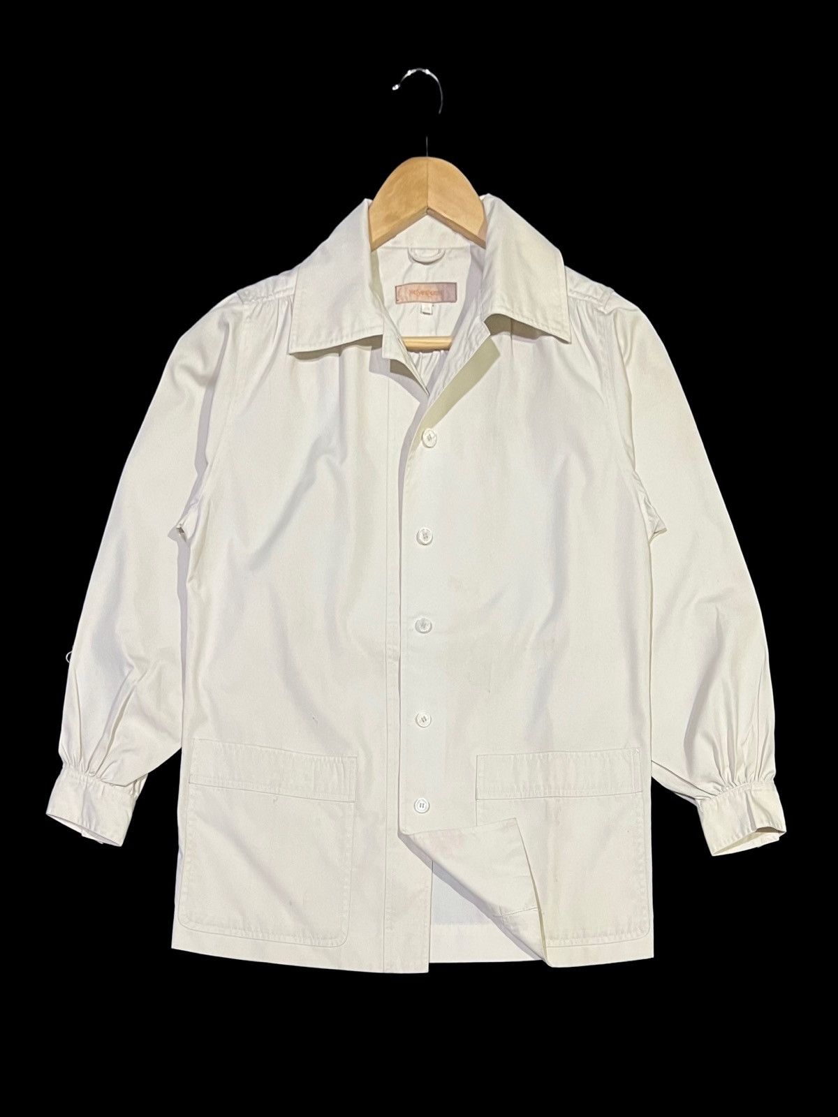Vintage × Yves Saint Laurent VTG YVES SAINT LAURENT SHIRTS BUTTON UP WITH DOUBLE POCKET Size US S / EU 44-46 / 1 - 2 Thumbnail
