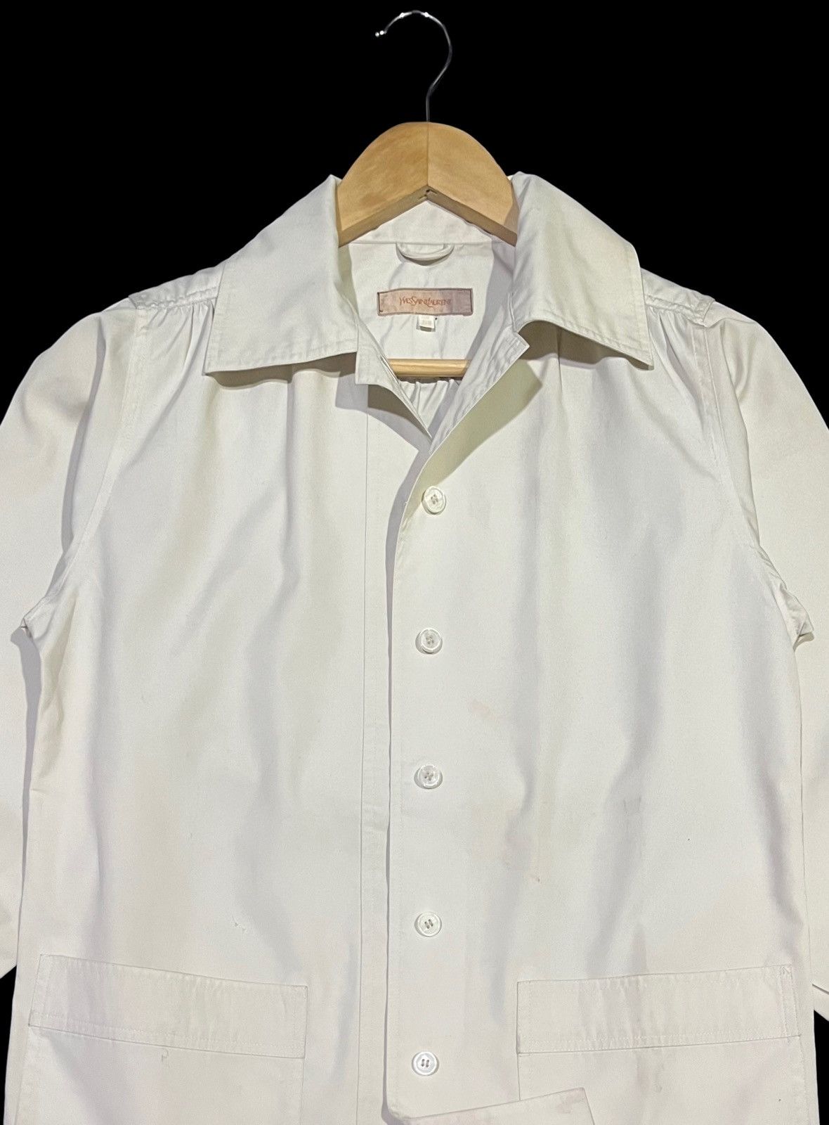 Vintage × Yves Saint Laurent VTG YVES SAINT LAURENT SHIRTS BUTTON UP WITH DOUBLE POCKET Size US S / EU 44-46 / 1 - 8 Thumbnail