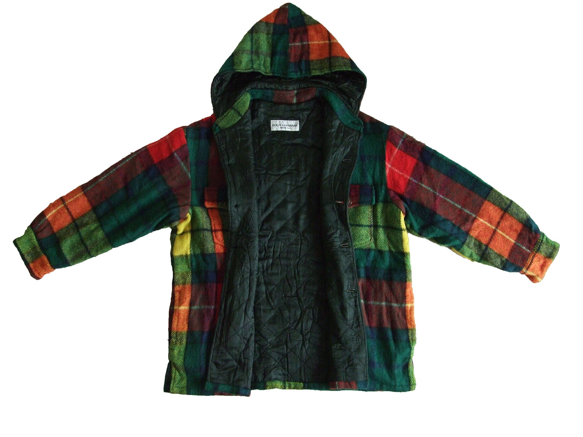 Dolce & Gabbana Vintage Dolce&Gabbana wool plaid coat Size US M / EU 48-50 / 2 - 3 Thumbnail