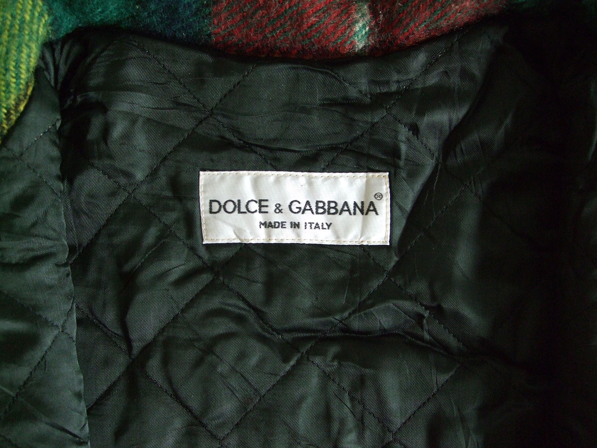 Dolce & Gabbana Vintage Dolce&Gabbana wool plaid coat Size US M / EU 48-50 / 2 - 10 Thumbnail