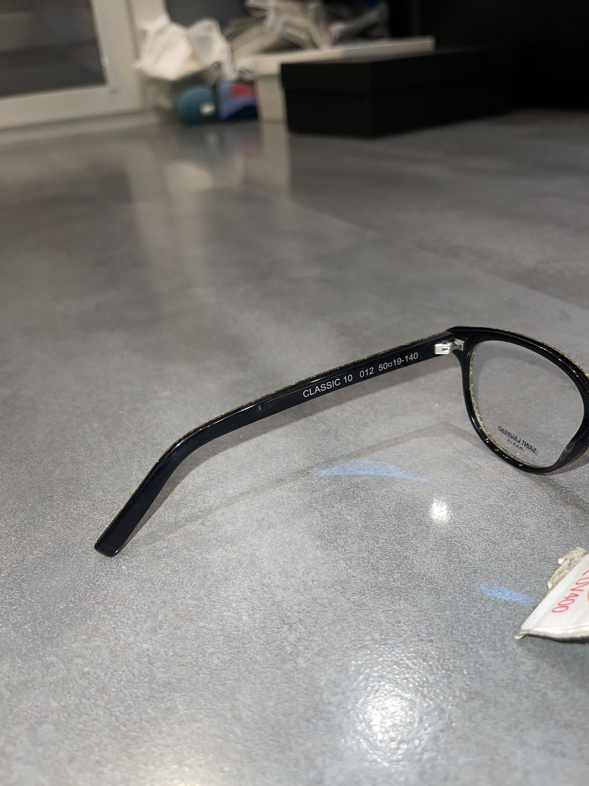 Saint Laurent Paris Saint Laurent CLASSIC 10 Gold Glasses Size ONE SIZE - 9 Thumbnail
