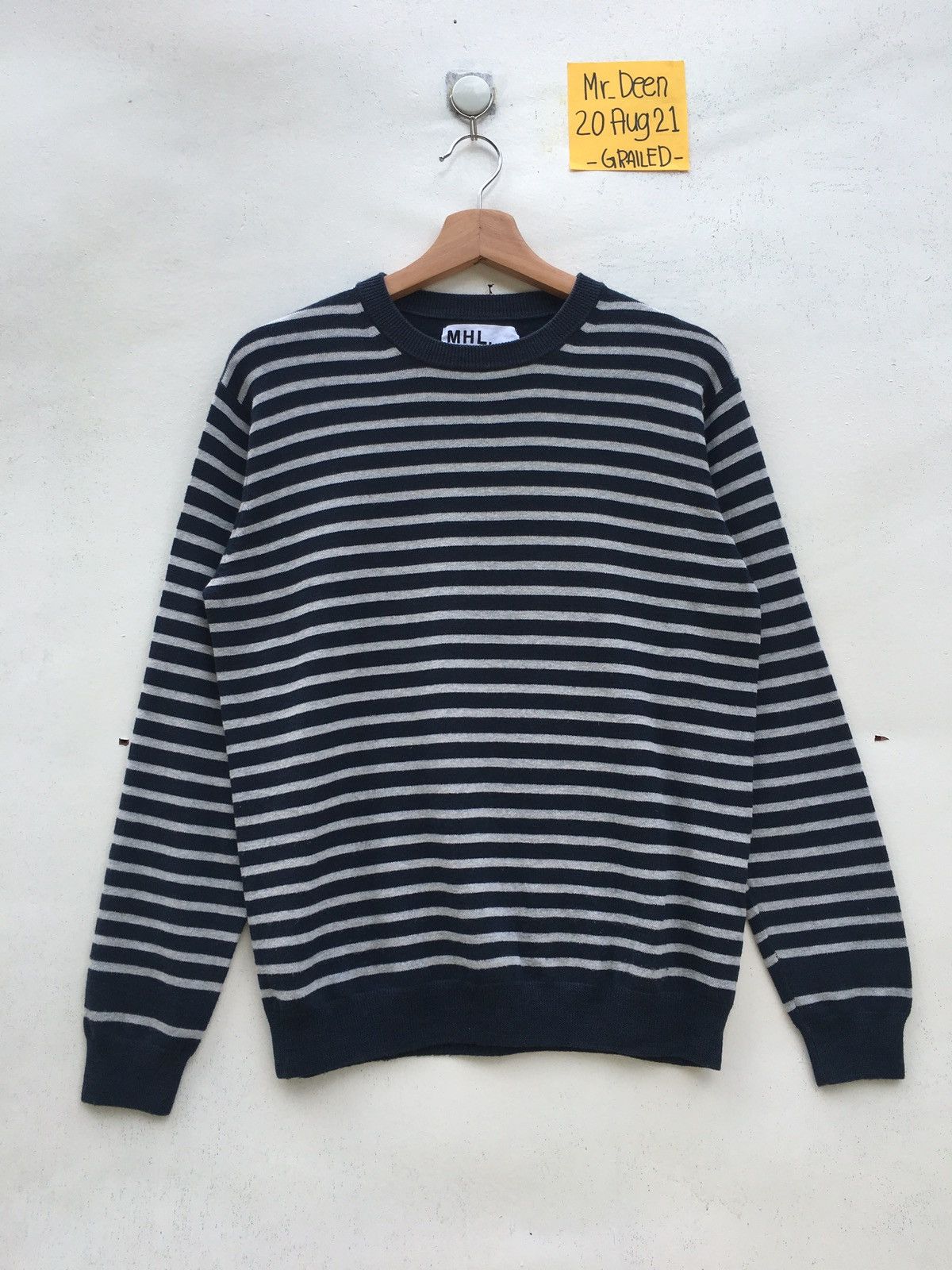 Margaret Howell Vintage MHL Margaret Howell Stripes Longsleeve Sweater Size US M / EU 48-50 / 2 - 1 Thumbnail