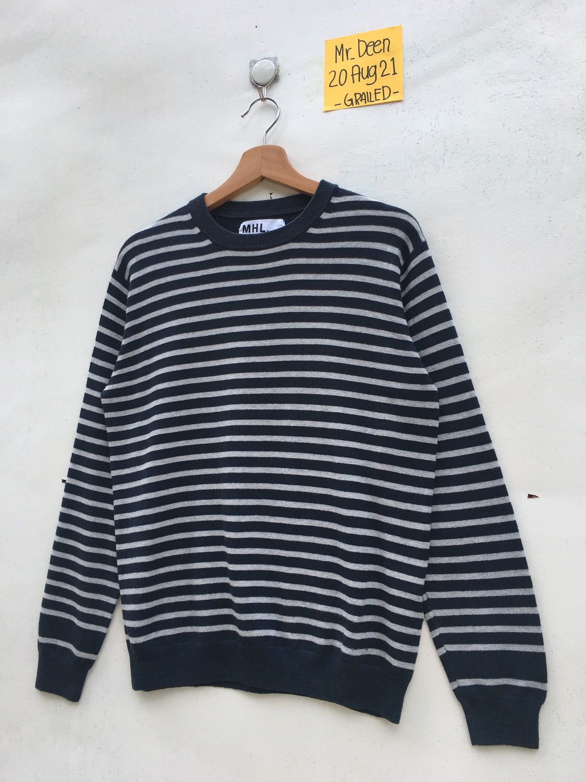 Margaret Howell Vintage MHL Margaret Howell Stripes Longsleeve Sweater Size US M / EU 48-50 / 2 - 3 Thumbnail