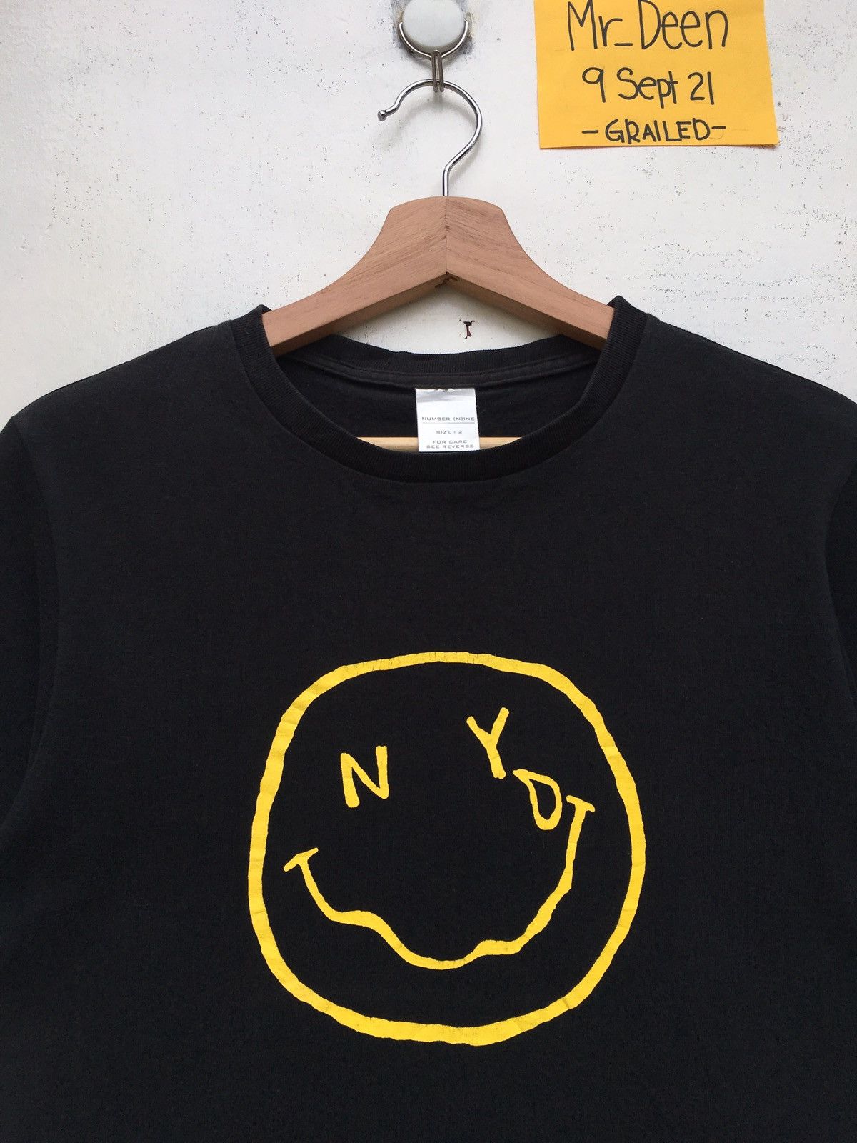 Number (N)ine Rare Number Nine Nirvana Smiley Face Tshirt Size US S / EU 44-46 / 1 - 6 Thumbnail