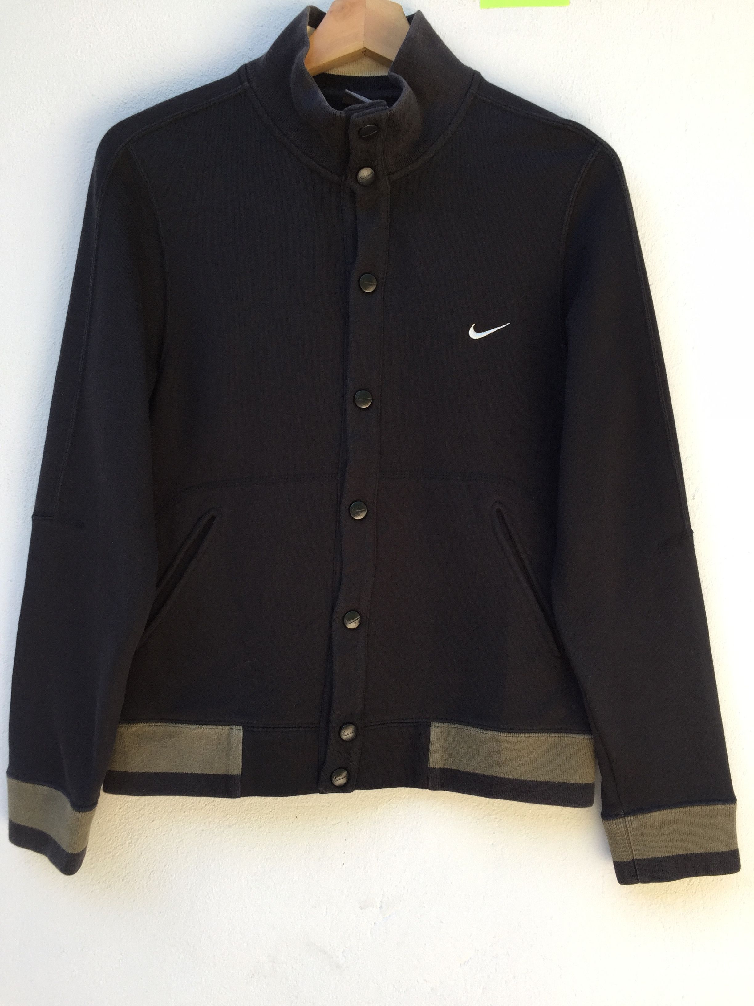 Nike Vintage Nike Sweater Buttons Cardigan Swoosh Check Size US S / EU 44-46 / 1 - 1 Thumbnail