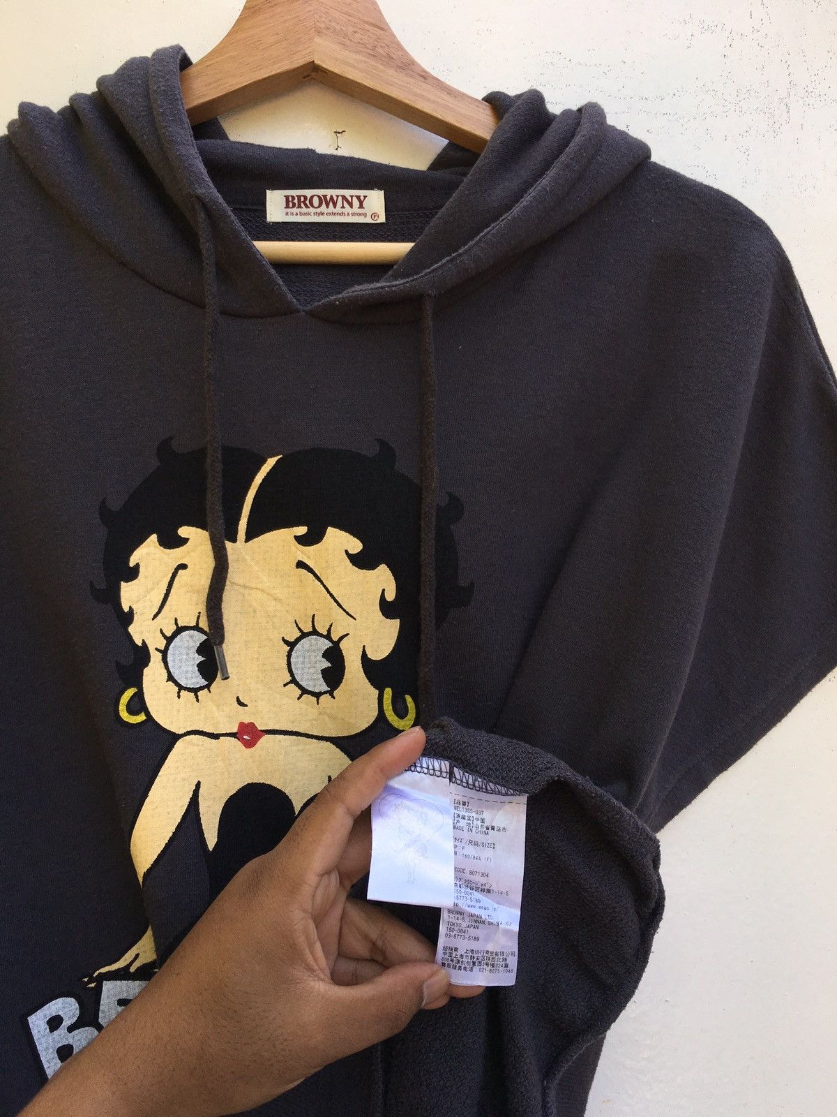 Cartoon Network Vintage Betty Boop Cartoon Hoodie Size US M / EU 48-50 / 2 - 7 Thumbnail