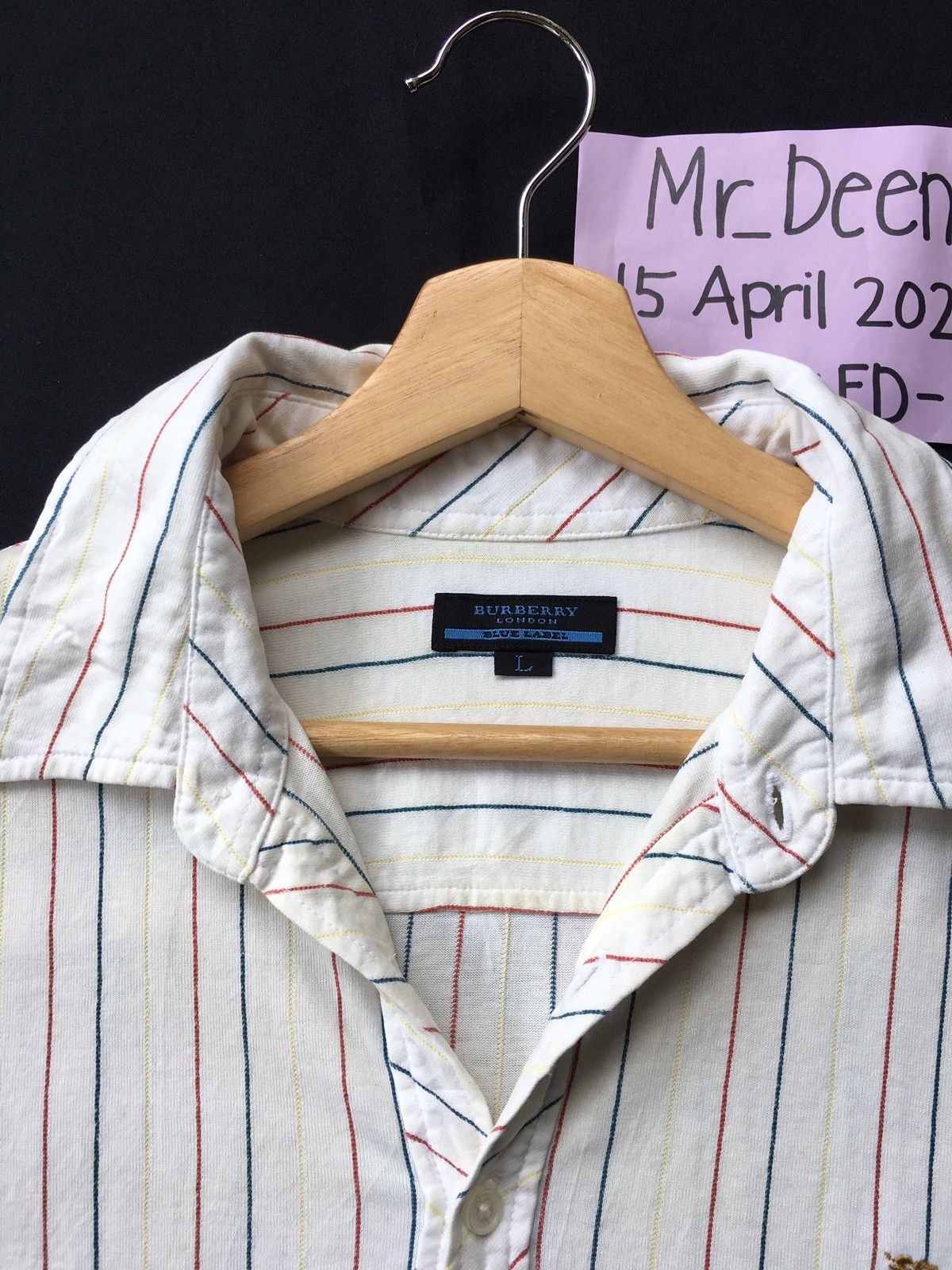 Burberry Vintage Burberry Stripes Polo Shirt Size US S / EU 44-46 / 1 - 7 Thumbnail