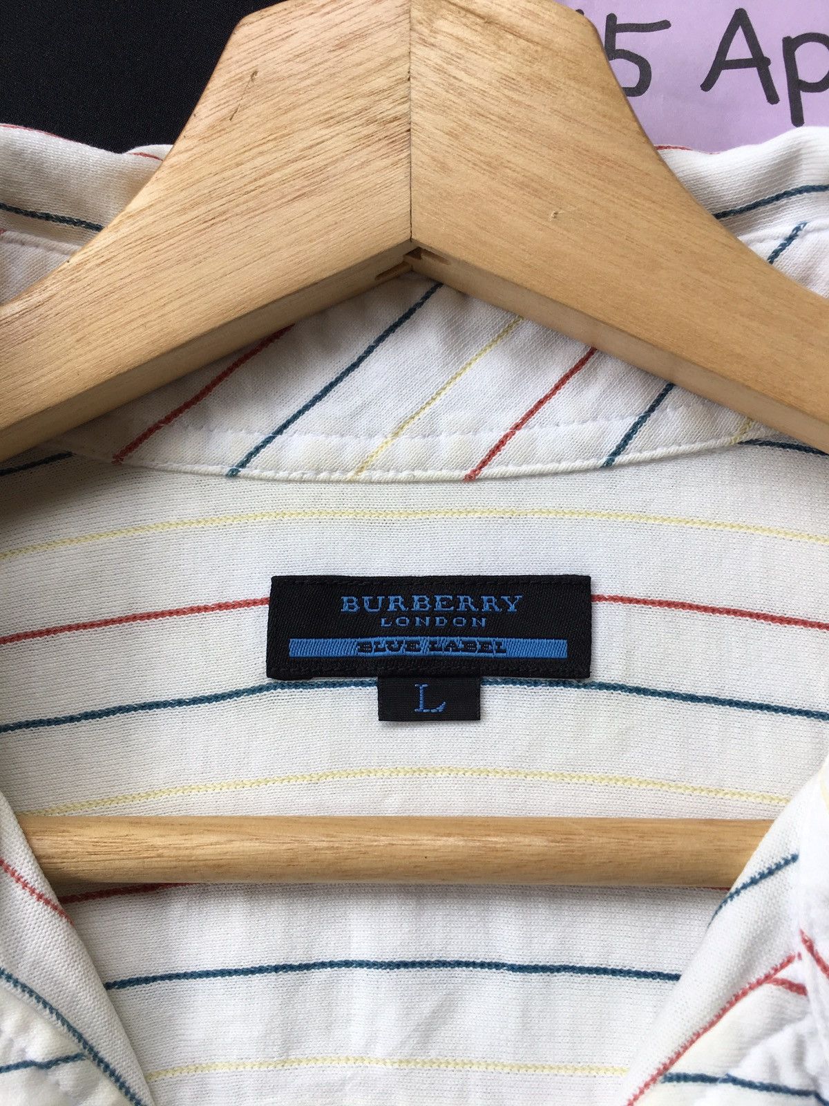 Burberry Vintage Burberry Stripes Polo Shirt Size US S / EU 44-46 / 1 - 8 Thumbnail