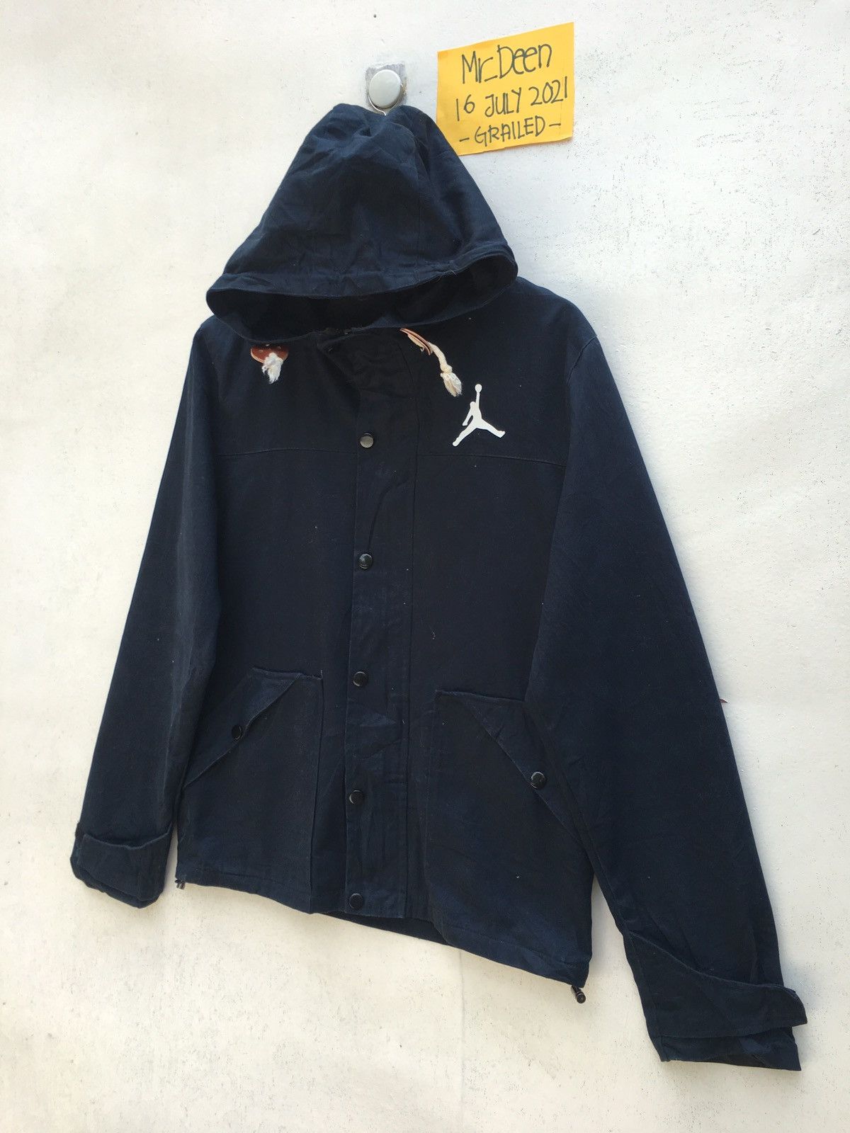 Jordan Brand Vintage Air Jordan Big Logo Hoodie Jacket Nice Design Size US M / EU 48-50 / 2 - 15 Thumbnail