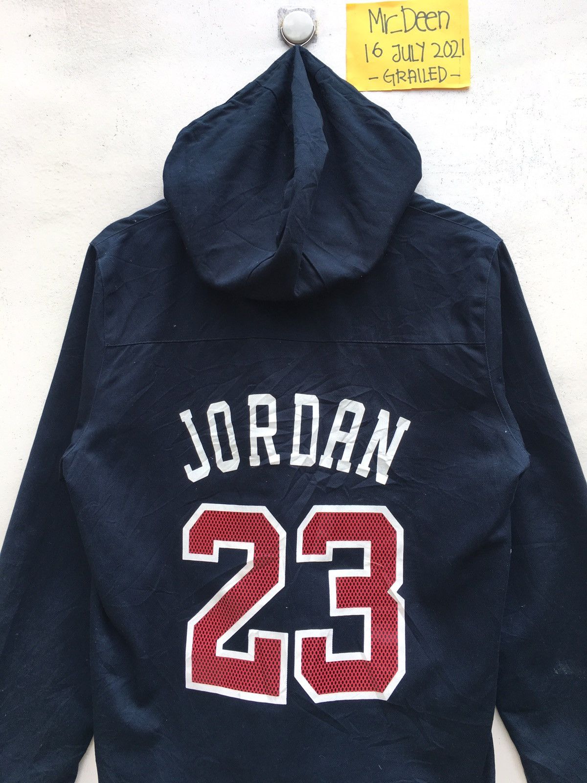 Jordan Brand Vintage Air Jordan Big Logo Hoodie Jacket Nice Design Size US M / EU 48-50 / 2 - 5 Thumbnail