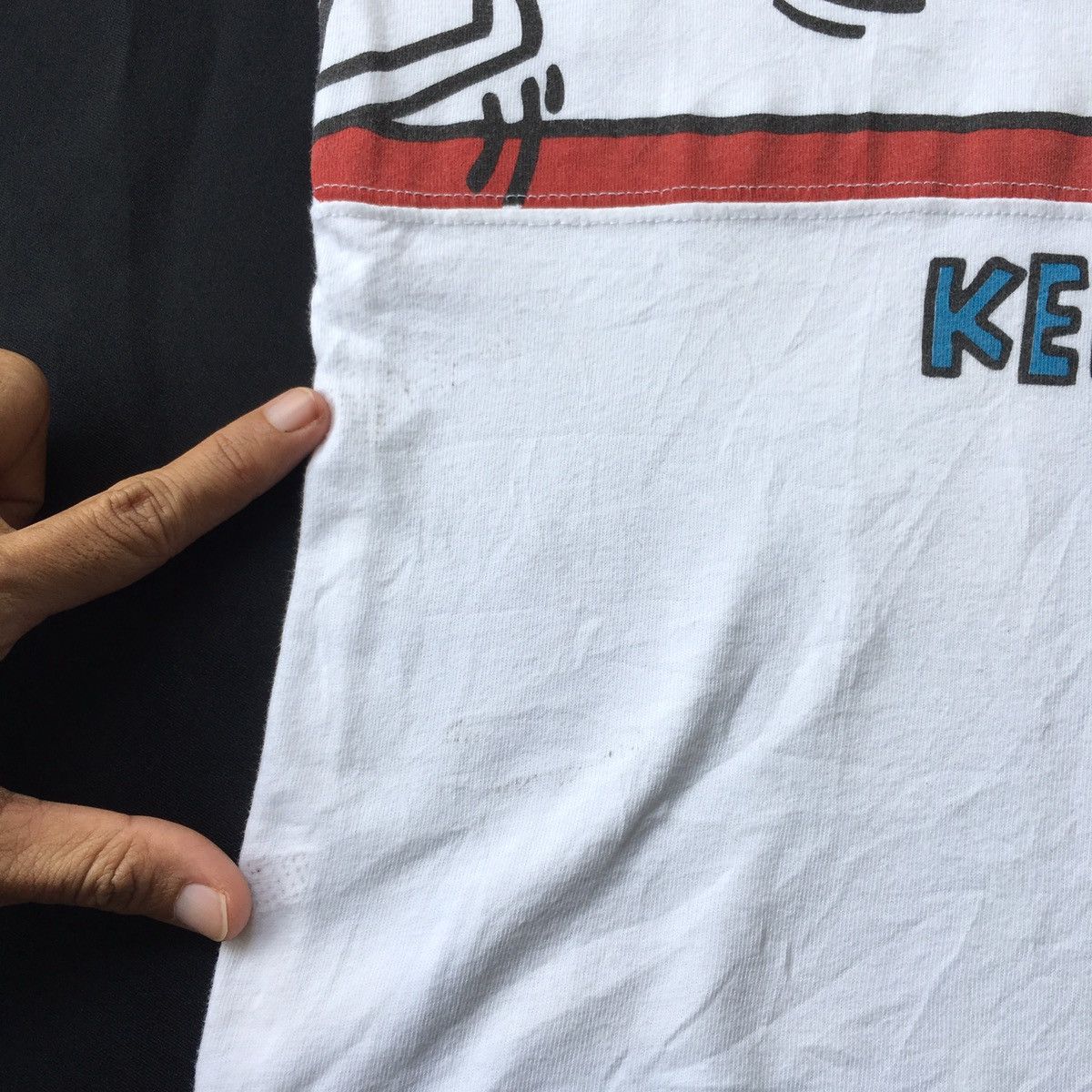 Keith Haring Rare Keith Haring American Art Flag NYC Tee Size US M / EU 48-50 / 2 - 7 Thumbnail