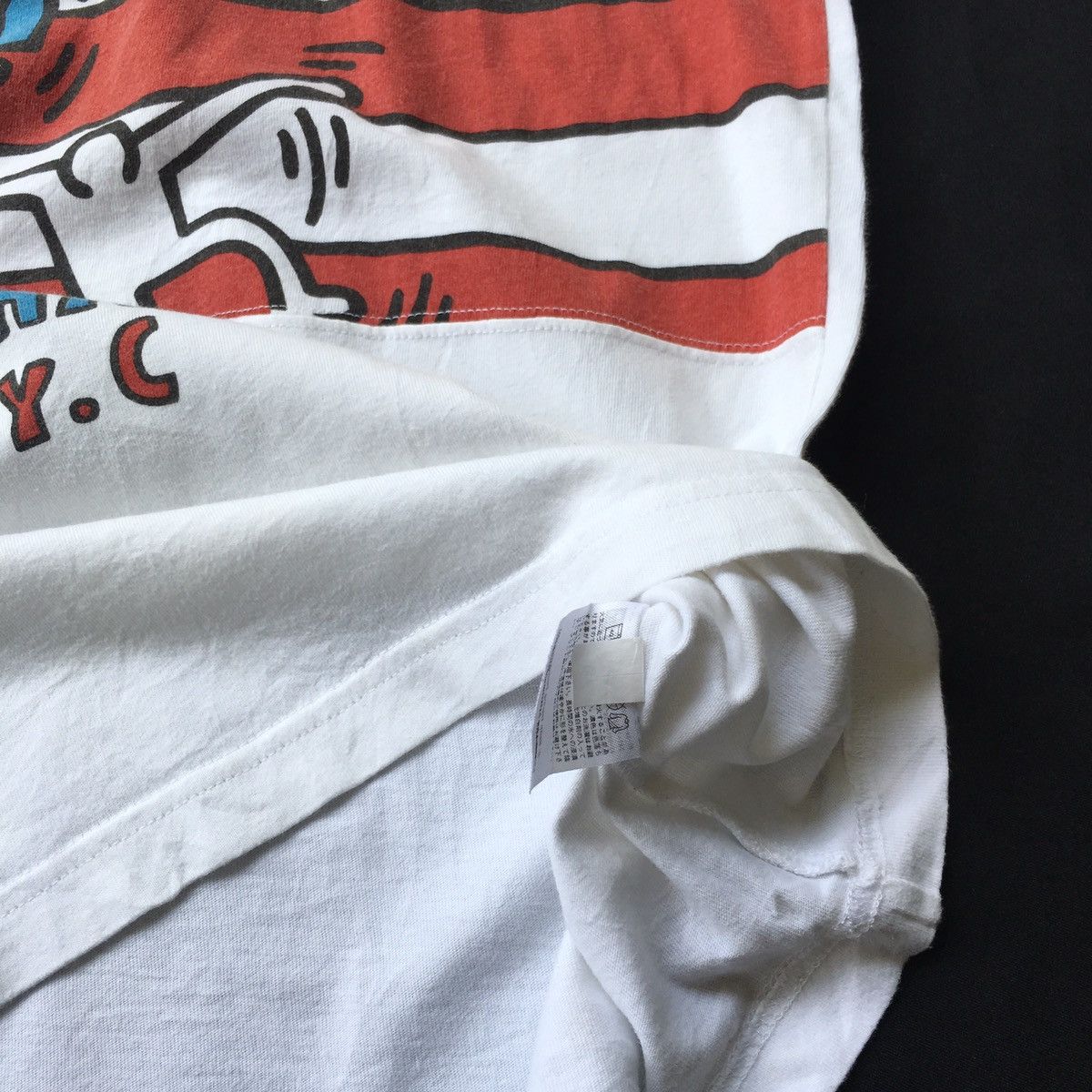 Keith Haring Rare Keith Haring American Art Flag NYC Tee Size US M / EU 48-50 / 2 - 8 Thumbnail