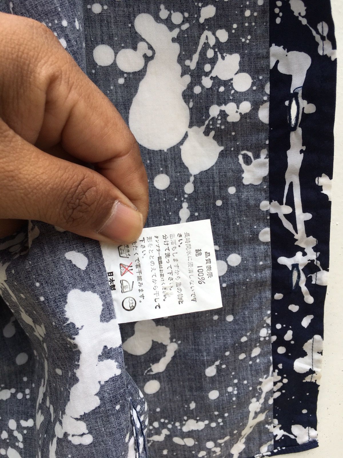 Bape Paint Splatter Button Up S/S Shirt Size US M / EU 48-50 / 2 - 16 Thumbnail