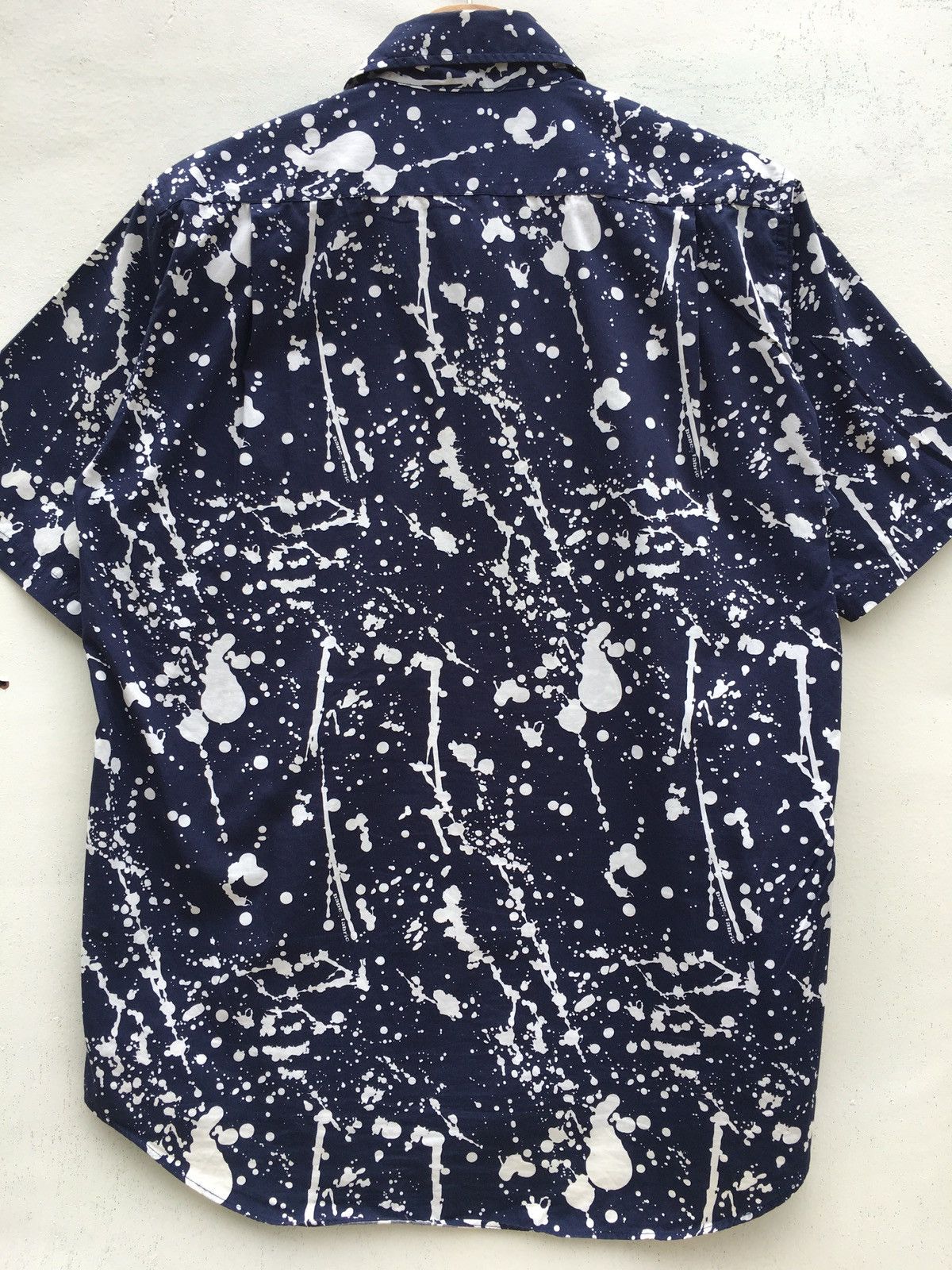 Bape Paint Splatter Button Up S/S Shirt Size US M / EU 48-50 / 2 - 20 Thumbnail