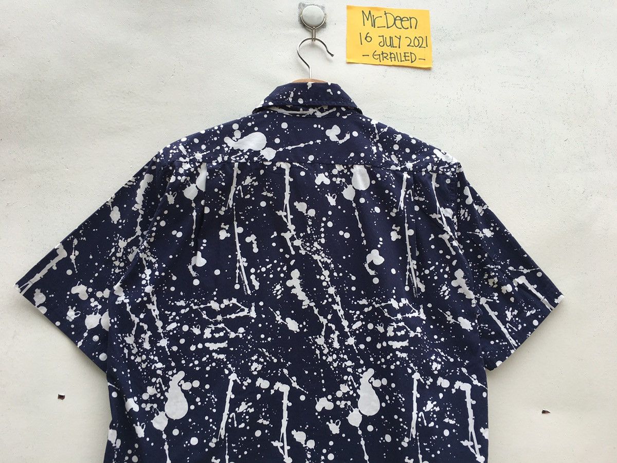 Bape Paint Splatter Button Up S/S Shirt Size US M / EU 48-50 / 2 - 21 Thumbnail