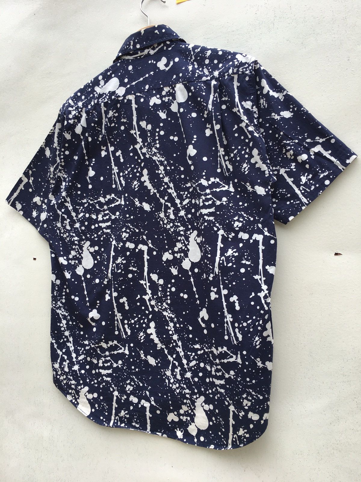 Bape Paint Splatter Button Up S/S Shirt Size US M / EU 48-50 / 2 - 19 Thumbnail