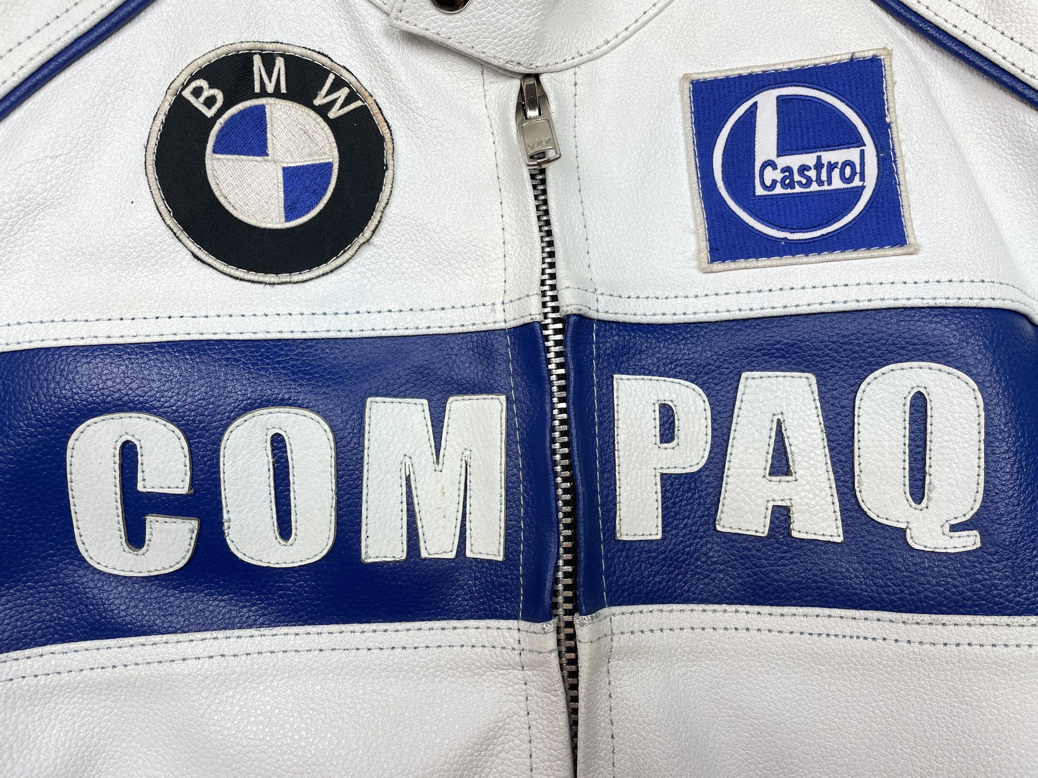 BMW BMW COMPAQ Genuine Leather Motorcycle Racing Biker Jacket Size US M / EU 48-50 / 2 - 4 Thumbnail