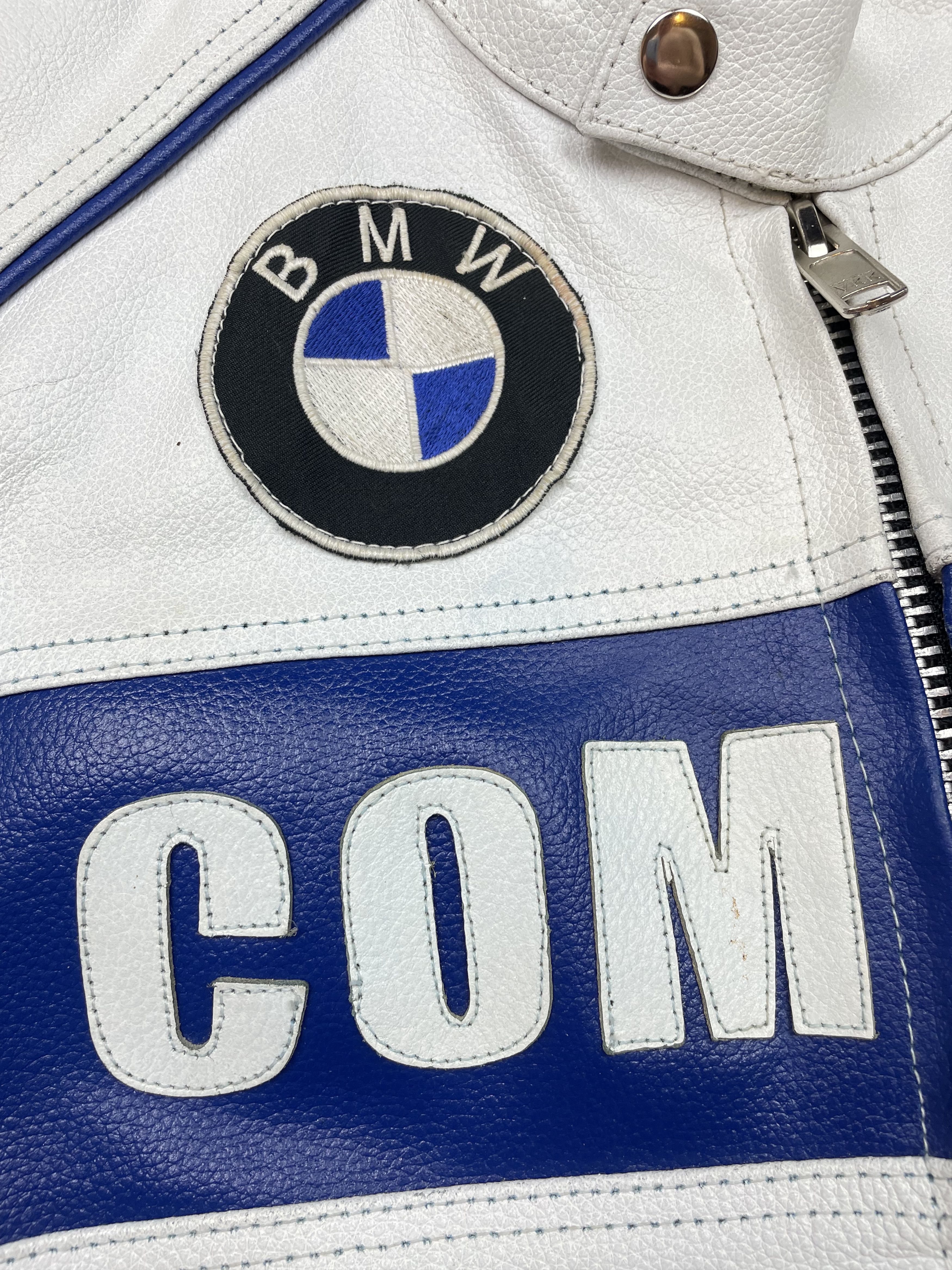 BMW BMW COMPAQ Genuine Leather Motorcycle Racing Biker Jacket Size US M / EU 48-50 / 2 - 5 Thumbnail