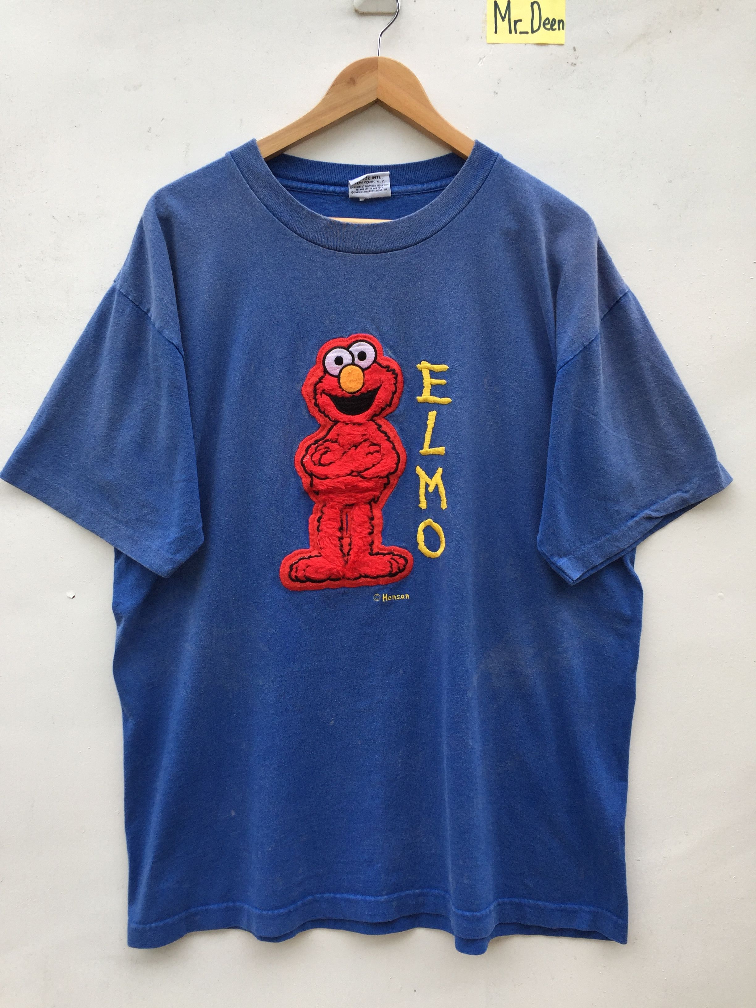 Vintage Vintage Elmo Oscar The Grouch Sesame Street t-Shirt Size US L / EU 52-54 / 3 - 1 Thumbnail