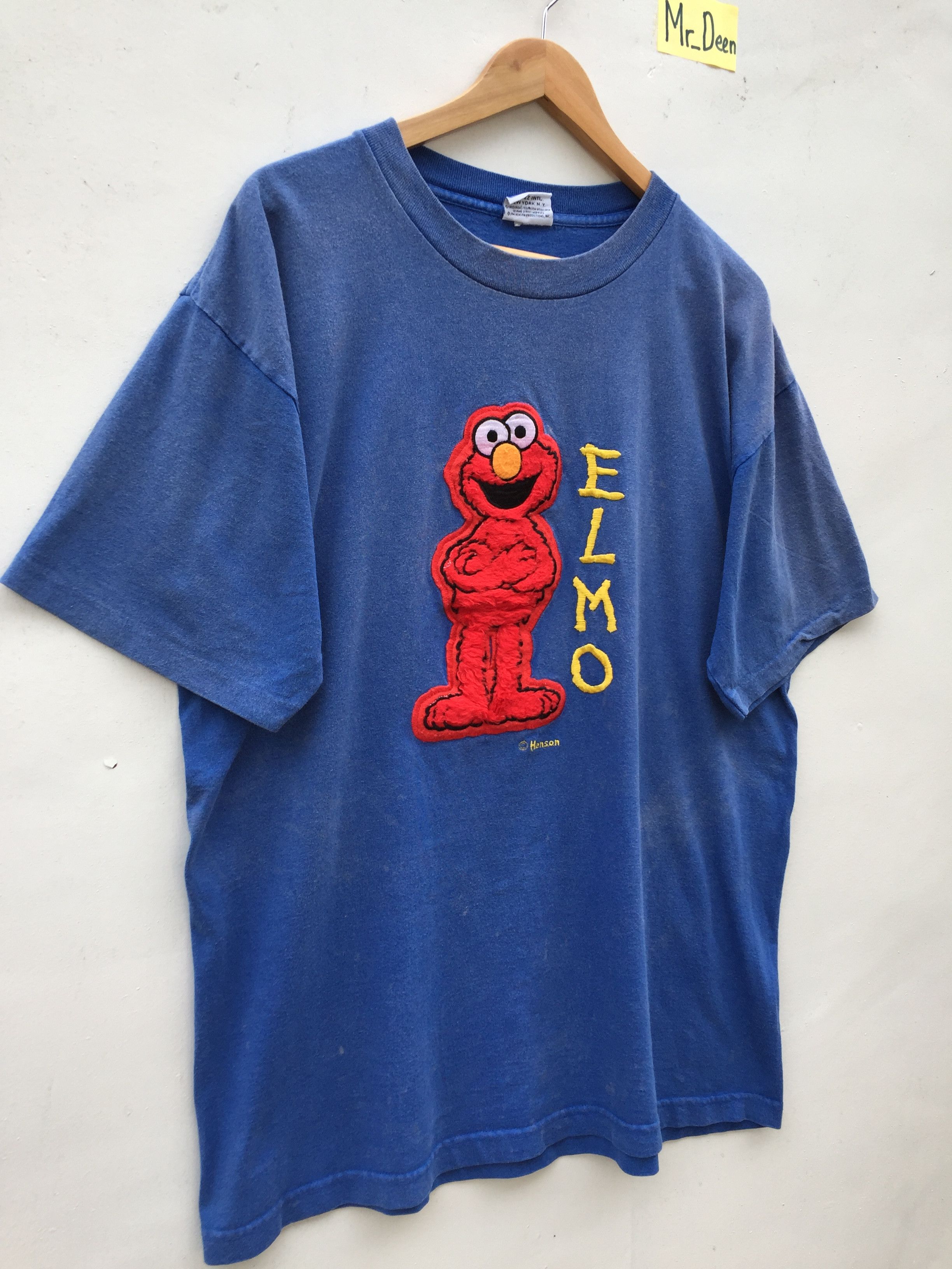 Vintage Vintage Elmo Oscar The Grouch Sesame Street t-Shirt Size US L / EU 52-54 / 3 - 2 Thumbnail