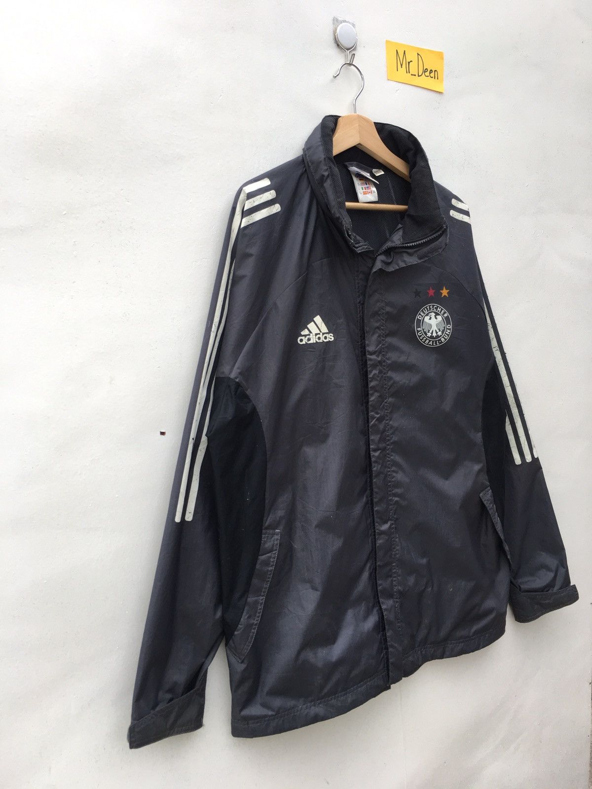 Adidas Vintage ADIDAS Deutscher Fussball Bund Light Jacket Germany Size US M / EU 48-50 / 2 - 3 Thumbnail
