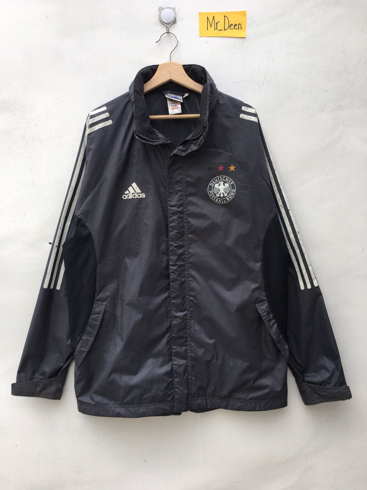 Vintage ADIDAS Deutscher Fussball Bund Light Jacket Germany
