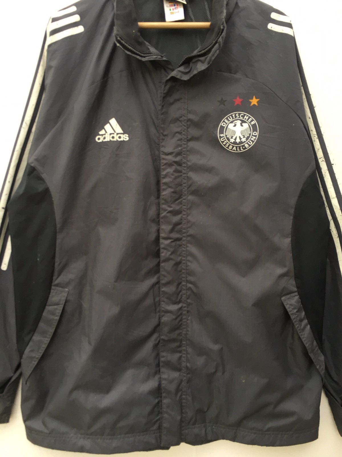 Adidas Vintage ADIDAS Deutscher Fussball Bund Light Jacket Germany Size US M / EU 48-50 / 2 - 6 Thumbnail