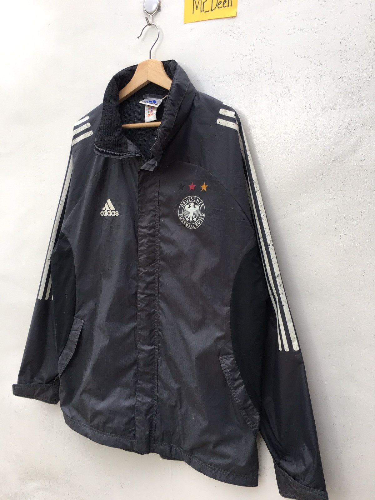 Adidas Vintage ADIDAS Deutscher Fussball Bund Light Jacket Germany Size US M / EU 48-50 / 2 - 4 Thumbnail