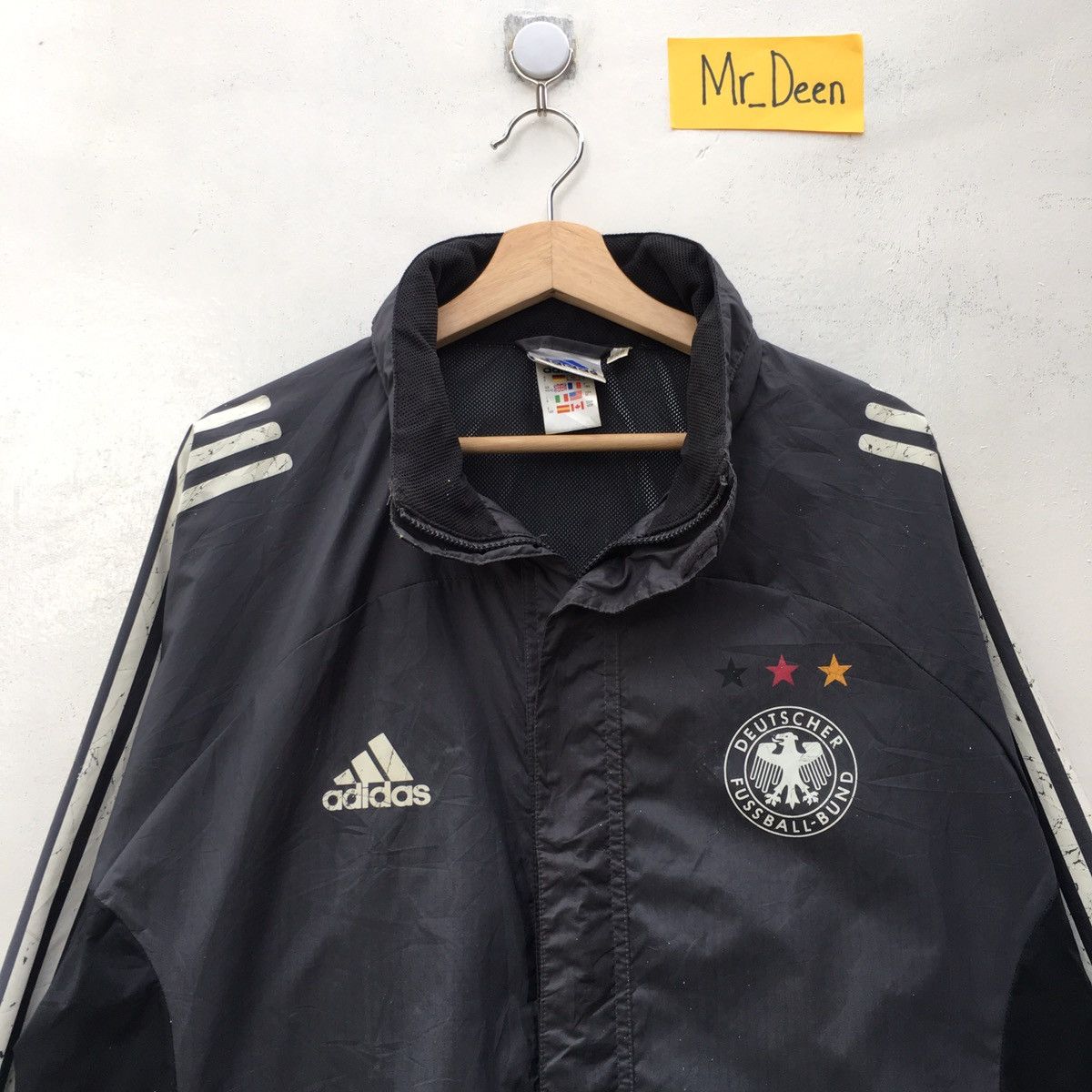 Adidas Vintage ADIDAS Deutscher Fussball Bund Light Jacket Germany Size US M / EU 48-50 / 2 - 5 Thumbnail