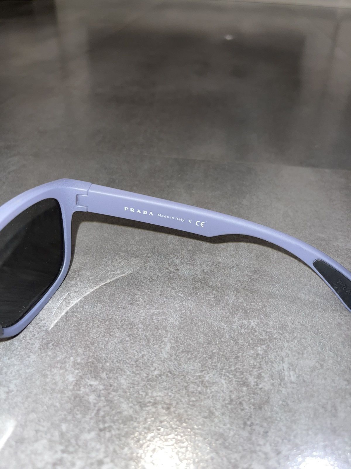 Prada Prada SPS 03Q K3E-2B0 Red Tab Baby Blue Sunglasses Size ONE SIZE - 12 Thumbnail