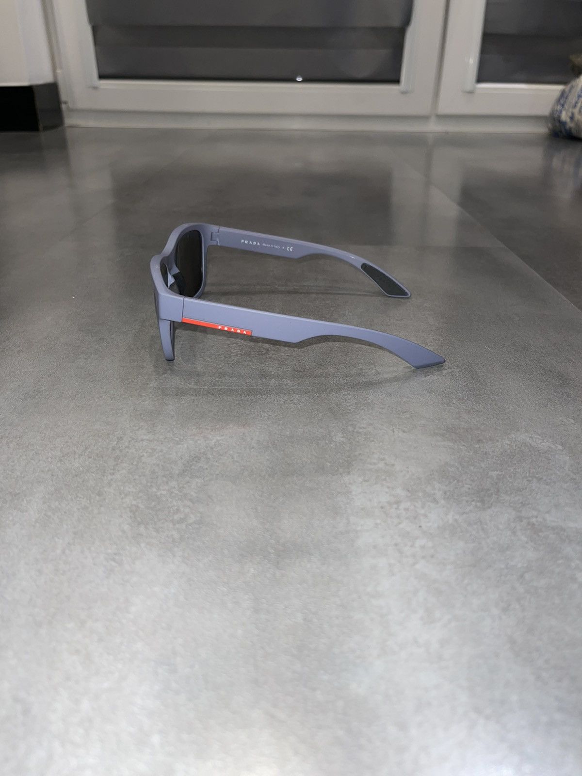 Prada Prada SPS 03Q K3E-2B0 Red Tab Baby Blue Sunglasses Size ONE SIZE - 6 Thumbnail
