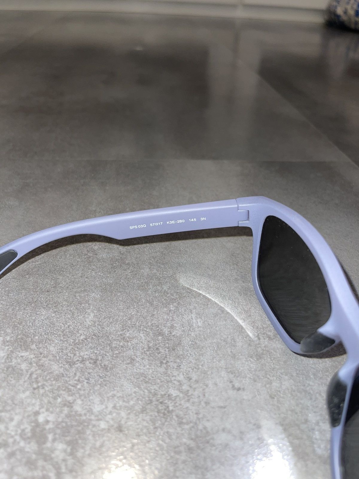 Prada Prada SPS 03Q K3E-2B0 Red Tab Baby Blue Sunglasses Size ONE SIZE - 14 Thumbnail