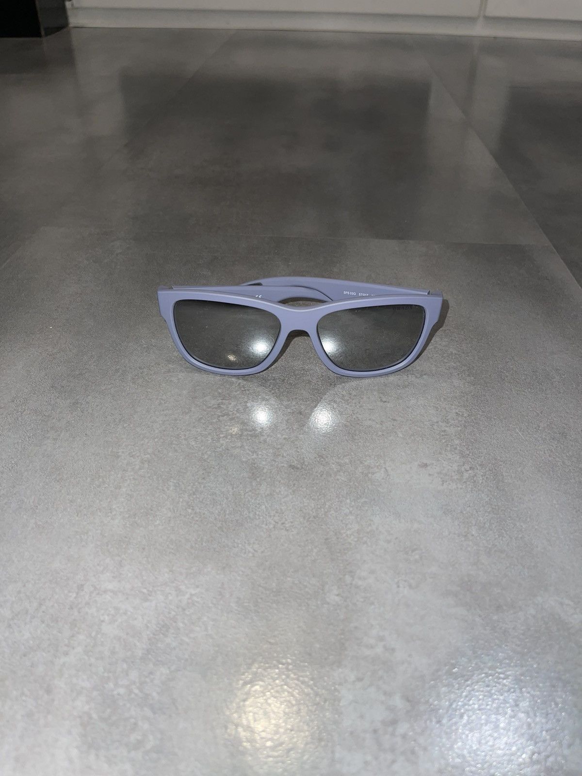 Prada Prada SPS 03Q K3E-2B0 Red Tab Baby Blue Sunglasses Size ONE SIZE - 4 Thumbnail