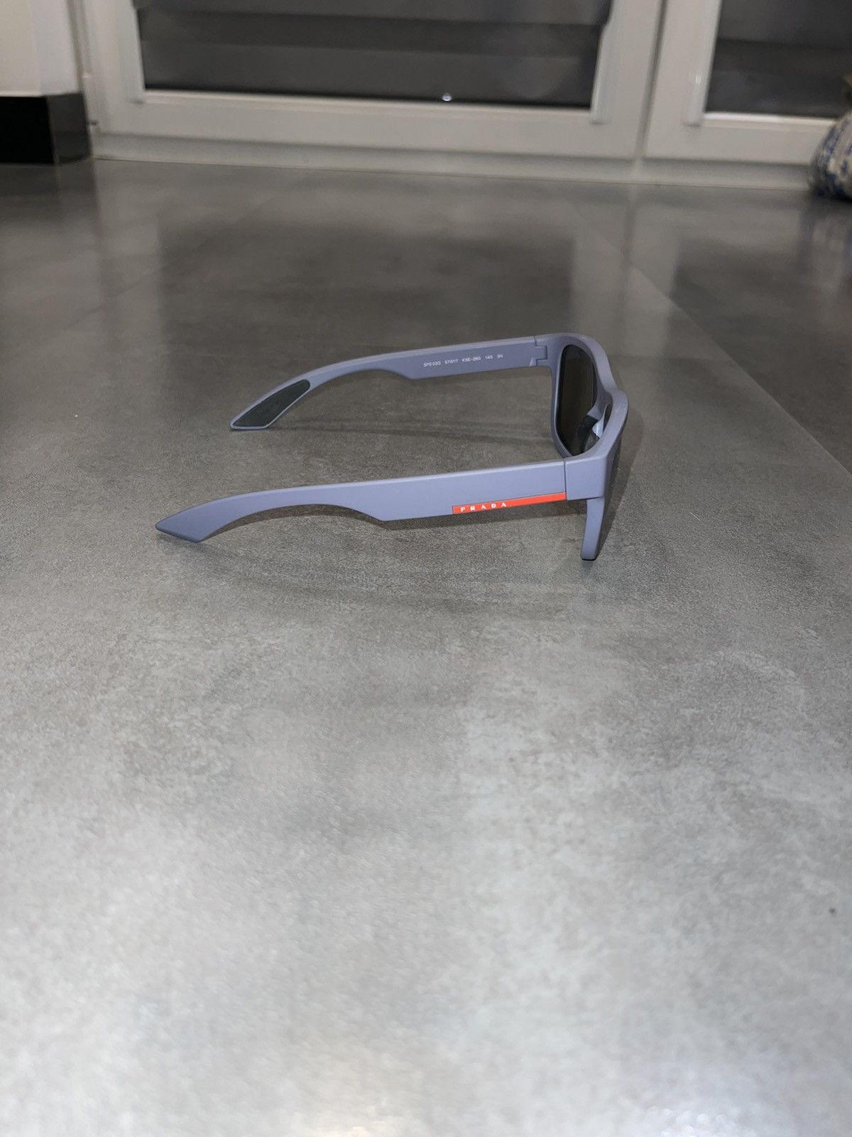 Prada Prada SPS 03Q K3E-2B0 Red Tab Baby Blue Sunglasses Size ONE SIZE - 8 Thumbnail