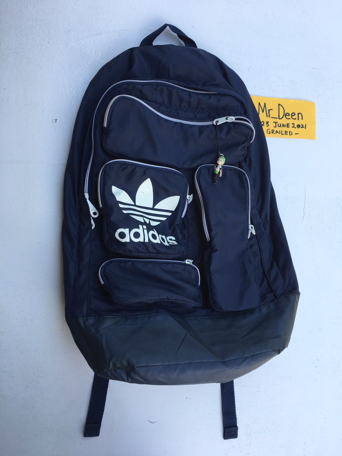 Adidas Vintage Adidas Big Logo Backpack Nylon Size ONE SIZE - 2 Thumbnail