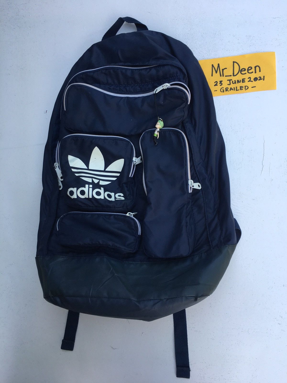 Adidas Vintage Adidas Big Logo Backpack Nylon Size ONE SIZE - 3 Thumbnail