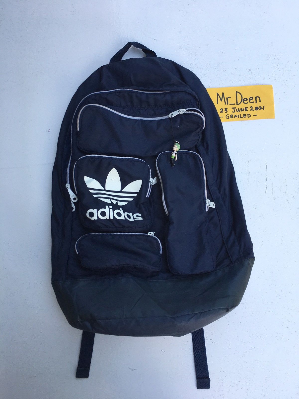 Adidas Vintage Adidas Big Logo Backpack Nylon Size ONE SIZE - 4 Thumbnail