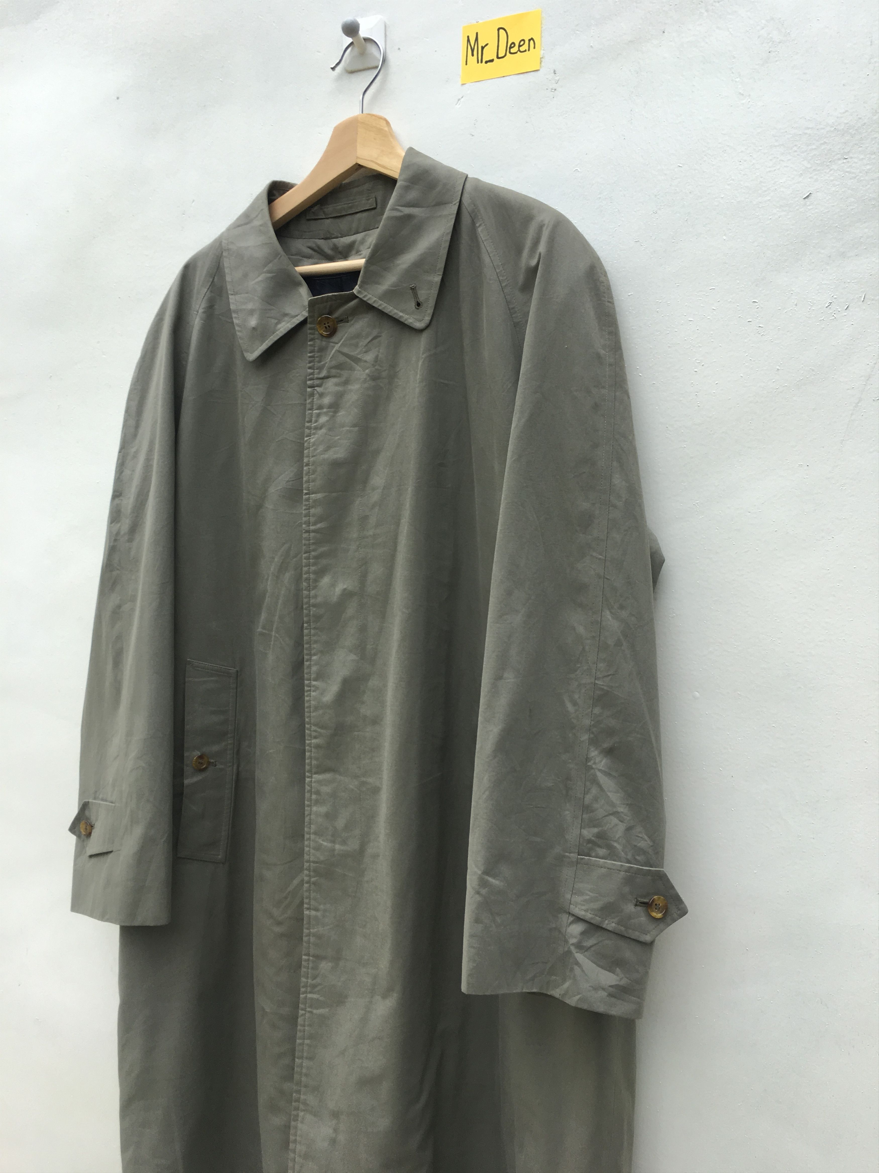 Burberry Vintage Burberry Long Coat/Jacket Size US XL / EU 56 / 4 - 4 Thumbnail