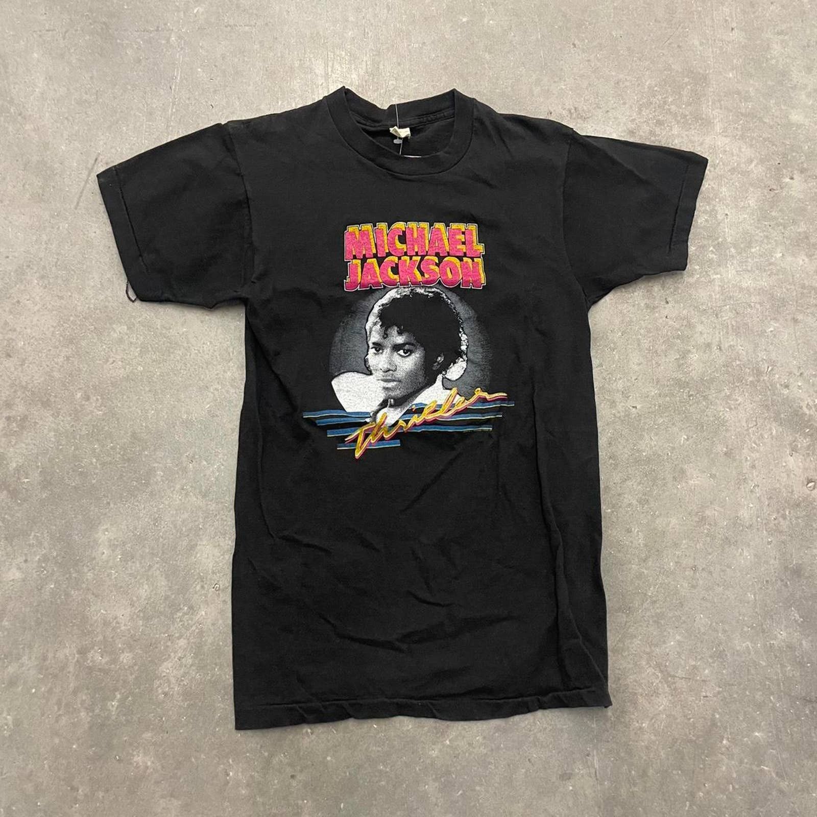 80’s Men's The Jacksons Black T-Shirt by Screen Stars main image 1