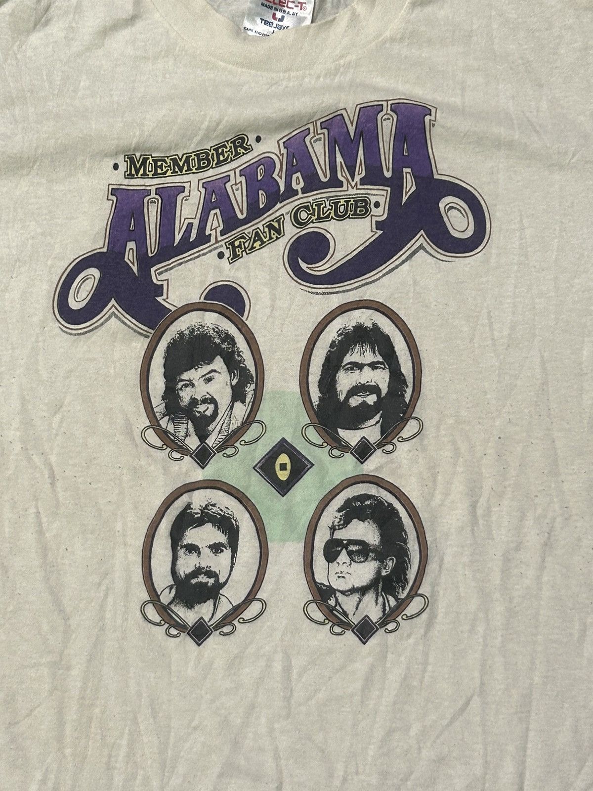 Band Tees × Vintage Alabama band T-shirt 80s Size US L / EU 52-54 / 3 - 3 Thumbnail