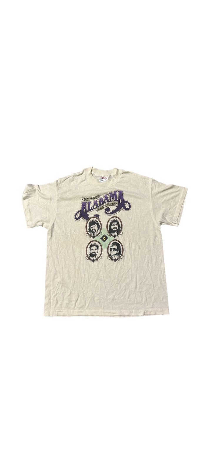 Band Tees × Vintage Alabama band T-shirt 80s Size US L / EU 52-54 / 3 - 1 Thumbnail