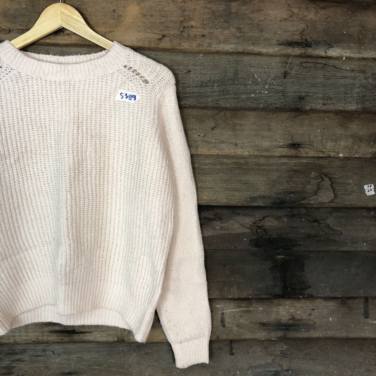 Homespun Knitwear × Japanese Brand Majestic Legon Light Pink Knitwear #5389 Size US M / EU 48-50 / 2 - 5 Thumbnail
