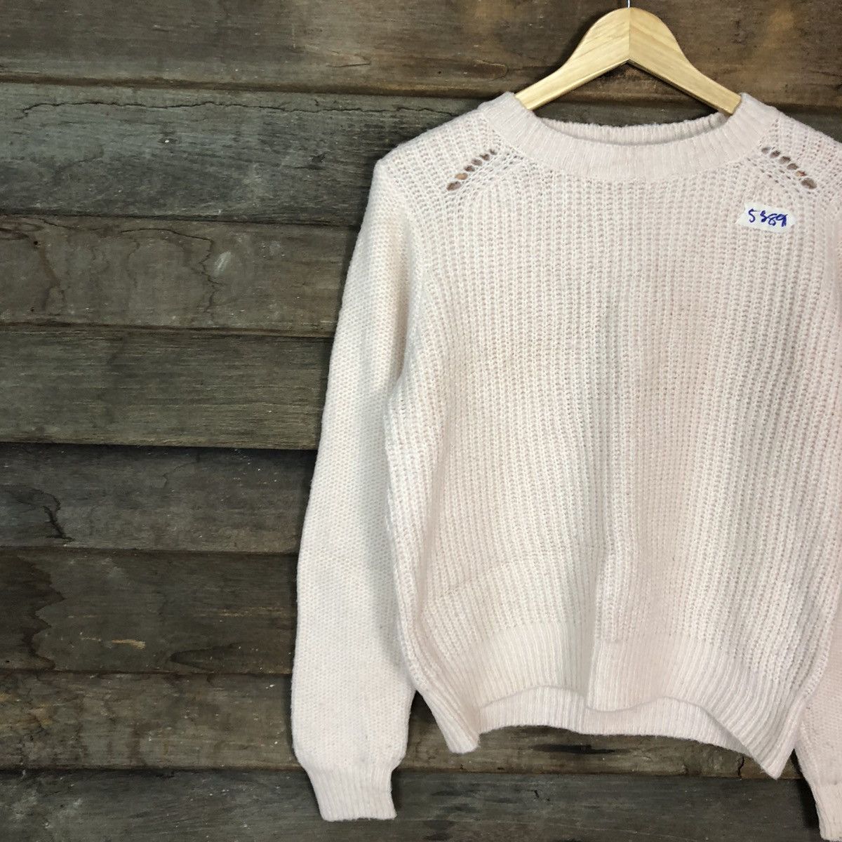 Homespun Knitwear × Japanese Brand Majestic Legon Light Pink Knitwear #5389 Size US M / EU 48-50 / 2 - 7 Thumbnail