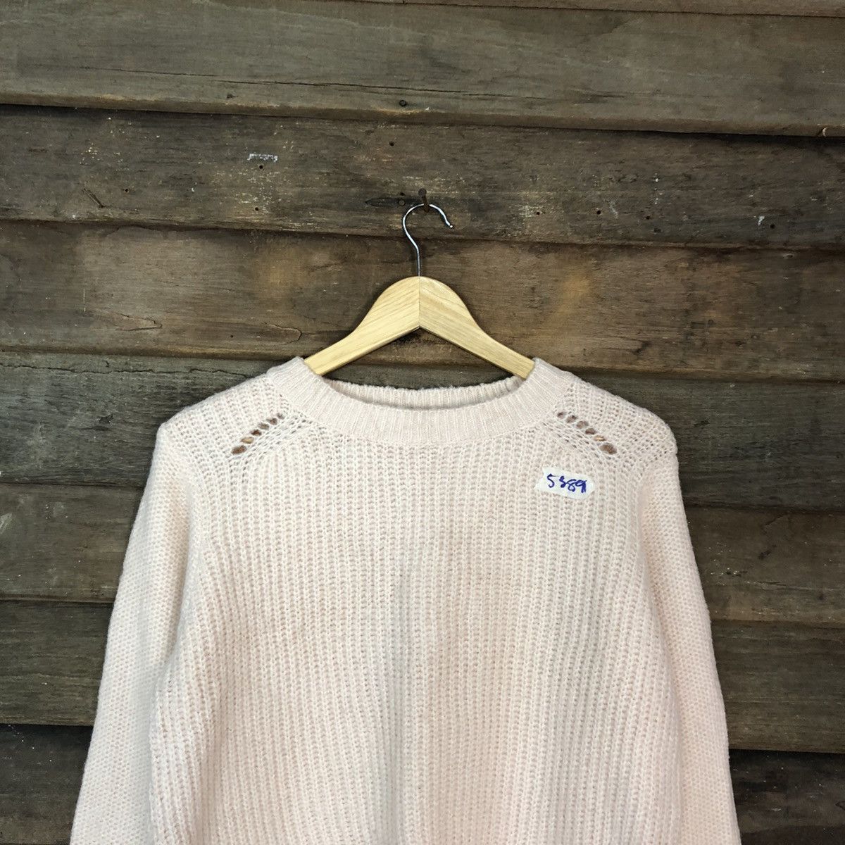 Homespun Knitwear × Japanese Brand Majestic Legon Light Pink Knitwear #5389 Size US M / EU 48-50 / 2 - 9 Thumbnail