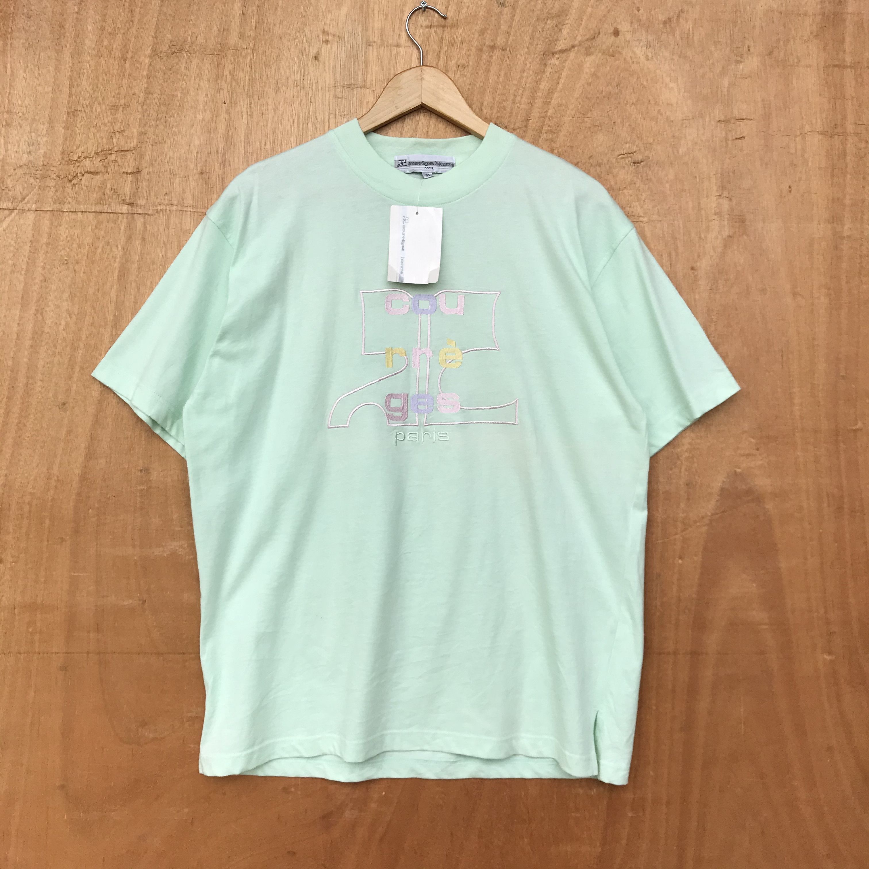 Courreges NOS Courreges Homme japan multicolor embroidered logo Size US M / EU 48-50 / 2 - 2 Thumbnail
